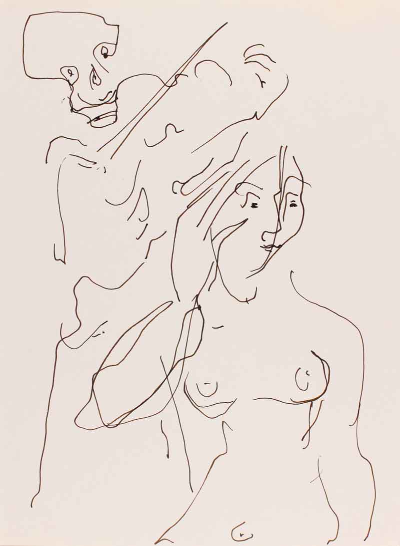 weiteres Bild: Eros und Tod VI, WVZ Nr HTT 102