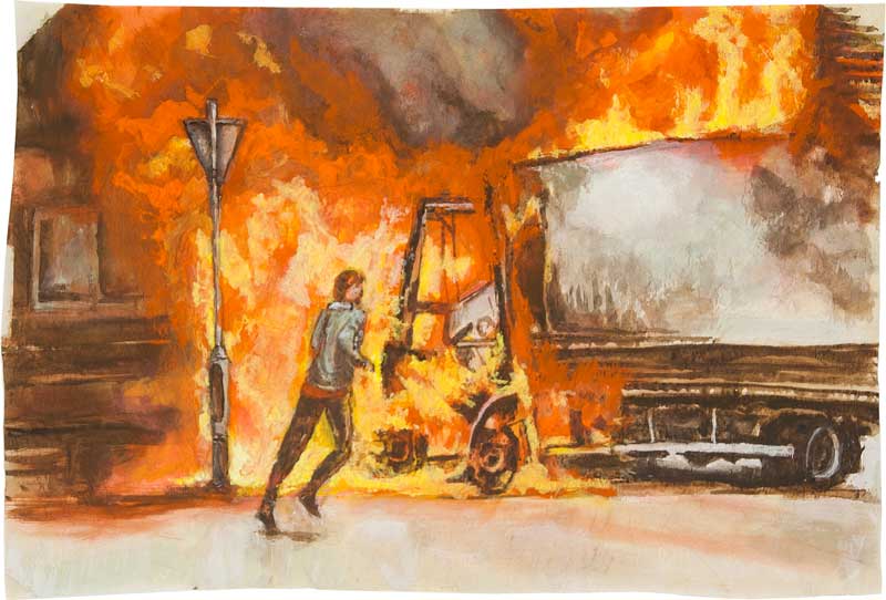 weiteres Bild: Belfast, LKW