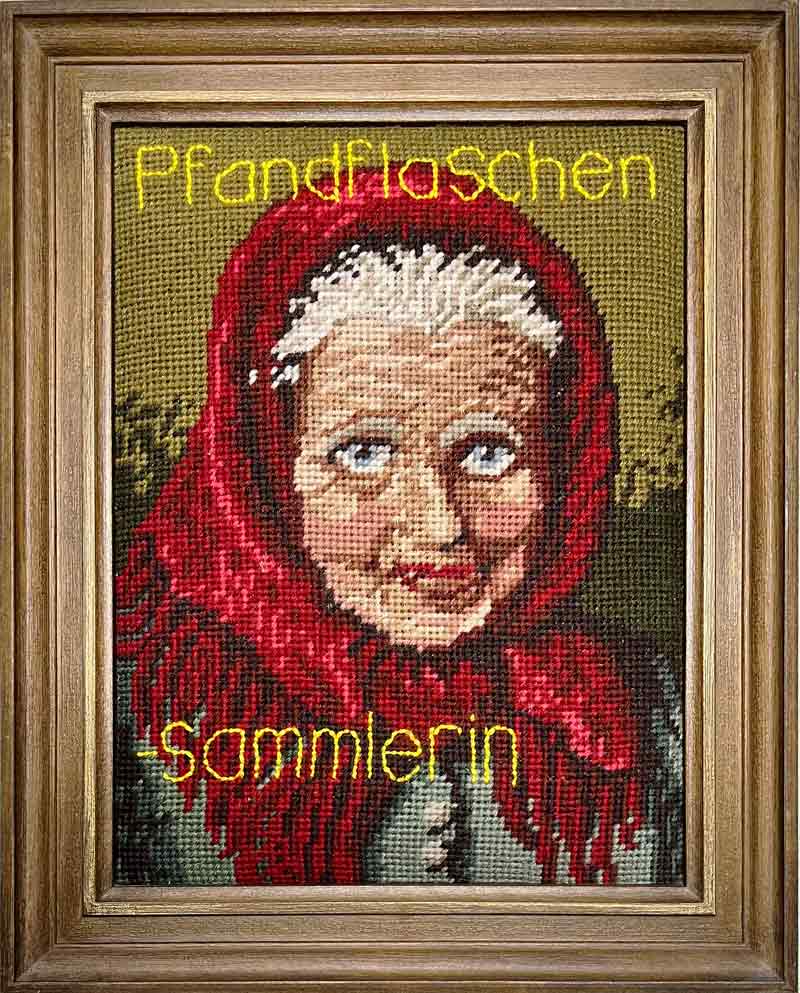 weiteres Bild: Pfandflaschensammlerin, aus der Serie Deutscher Rentner 2024