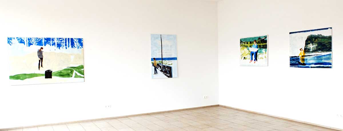 Heike Schwegmann - Ausstellungsansicht: Blicke reichen nicht