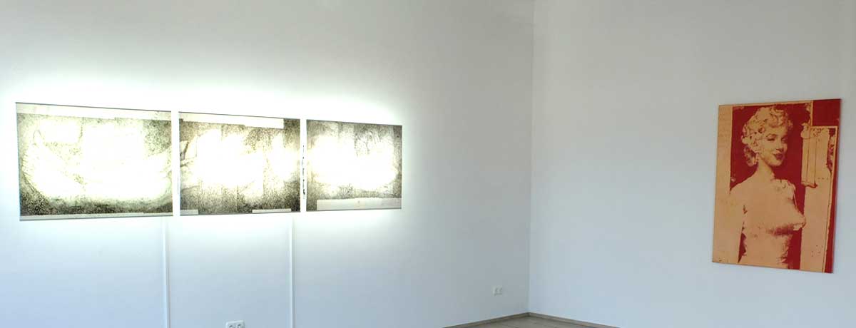 Rolf-Maria Krückels - Ausstellungsansicht: I wild draw 