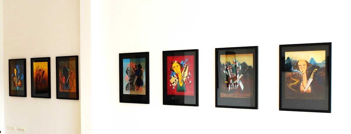 Heinz Zolper - Ausstellungsansicht: messerScharf