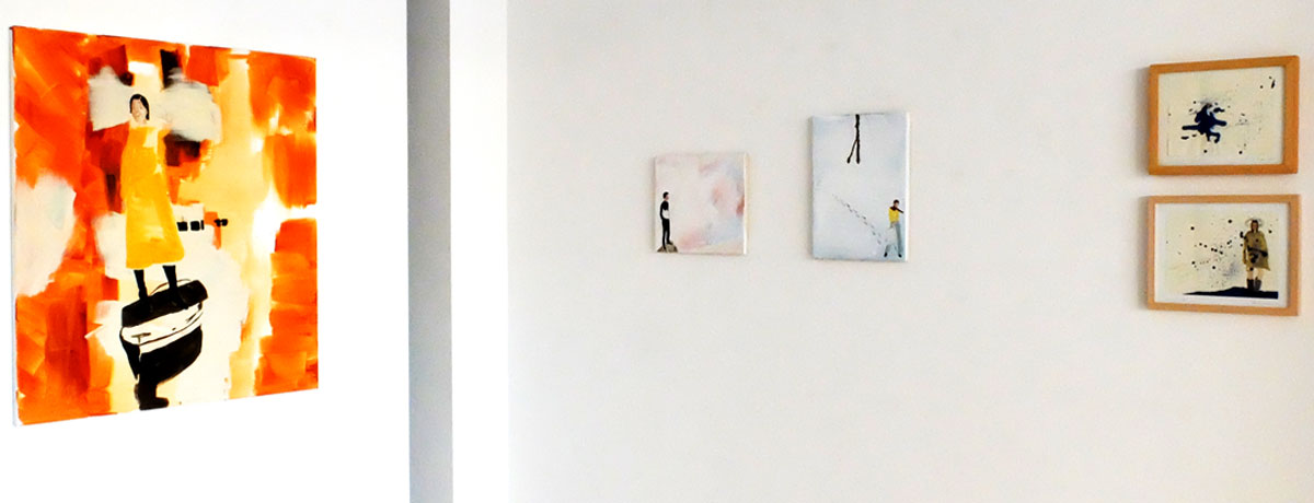 Ausstellungsansicht: Heike Schwegmann - Keine Ahnung von der Welt 