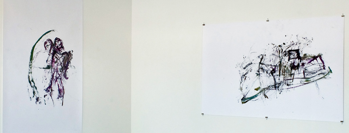 Rolf Schanko: wenn Bilder Nerven in den Raum spannen