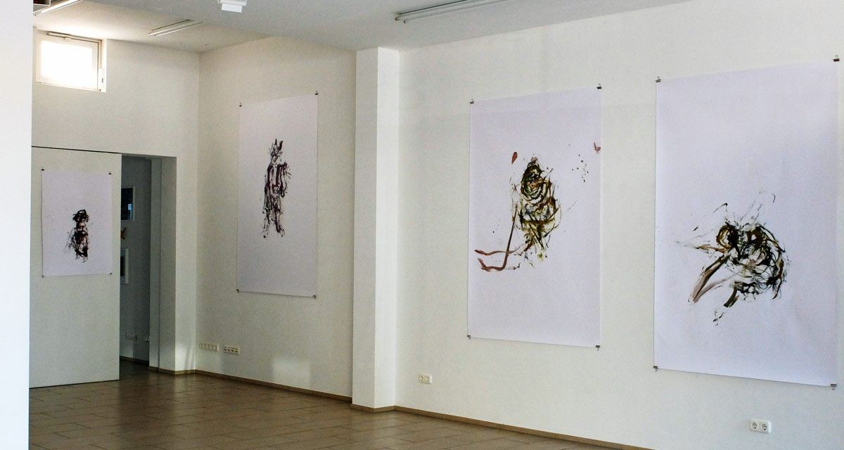 Rolf Schanko: wenn Bilder Nerven in den Raum spannen