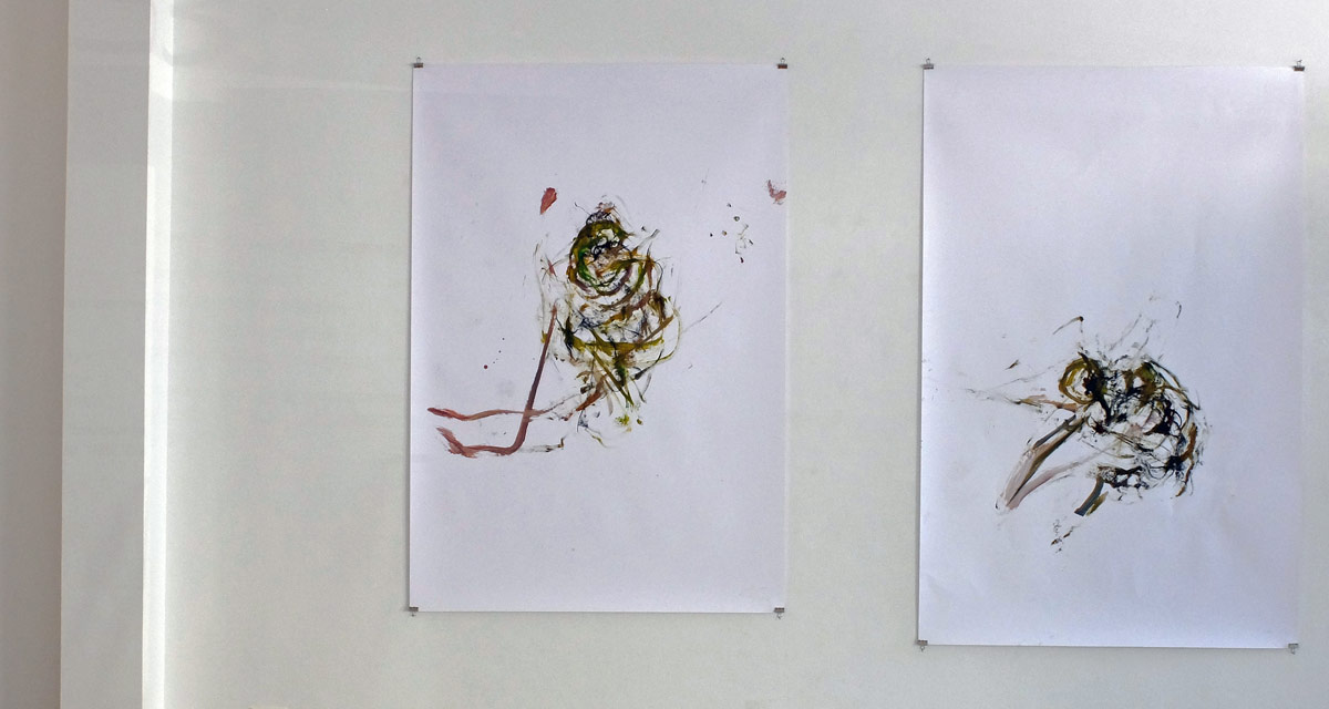 Rolf Schanko: wenn Bilder Nerven in den Raum spannen